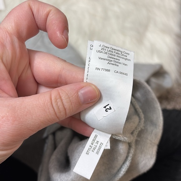 NWT Crewcuts Girls Light Grey New York Long Sleeve Youth Size XXL 15-16 - Picture 9 of 9